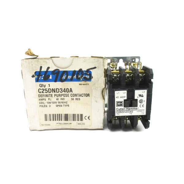 EATON C25DND340A SER. C1 104/120V 40A NSMP