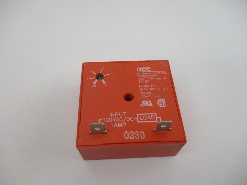 NCC Q1T-00005-311 120VAC/DC 1A .25-5SEC NSMP
