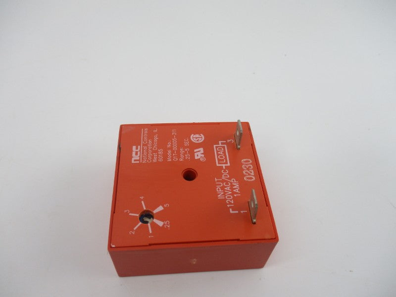 NCC Q1T-00005-311 120VAC/DC 1A .25-5SEC NSMP