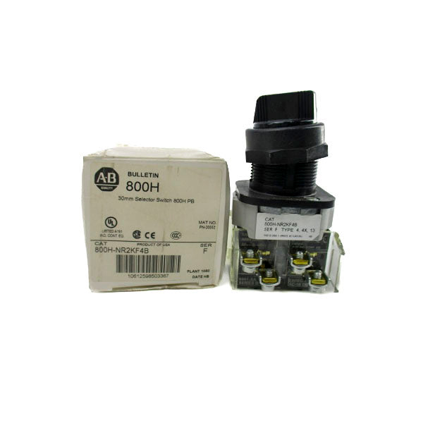 ALLEN BRADLEY 800H-NR2KF4B SER. F (WH) NSMP