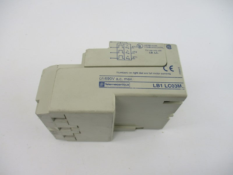 TELEMECANIQUE LB1LC03M13 690VAC 60-120A 6.3-10A NSNP
