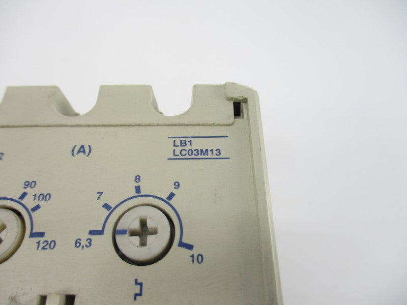 TELEMECANIQUE LB1LC03M13 690VAC 60-120A 6.3-10A NSNP