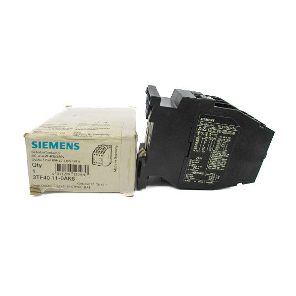 SIEMENS 3TF4011-0AK6 110/120V 20A NSMP