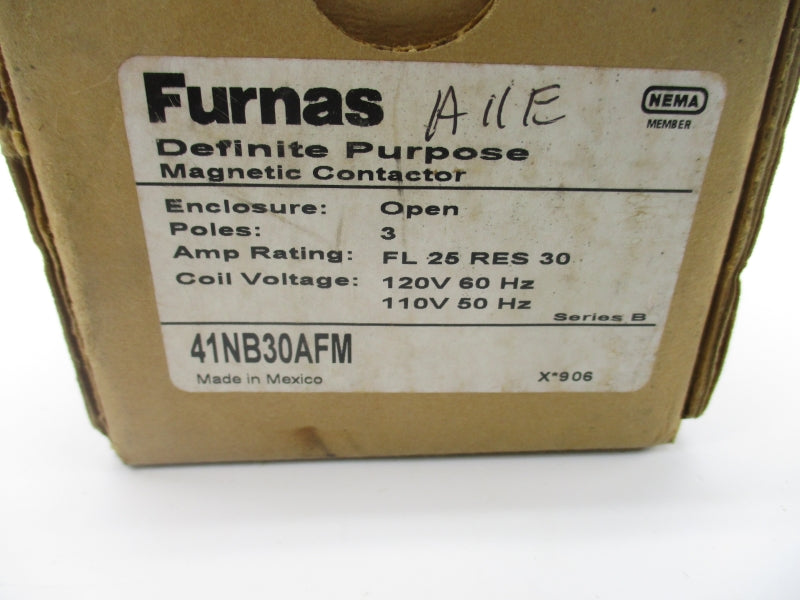 FURNAS 41NB30AFM SER. B 110/120V 30A NSMP