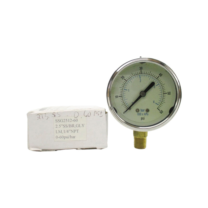 SSG2512-60 0-60PSI NSMP