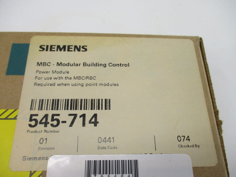 SIEMENS 545-714 NSFS