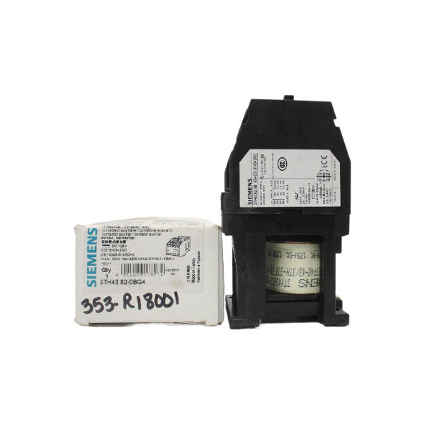 SIEMENS 3TH4382-0BG4 125VDC 16A NSMP