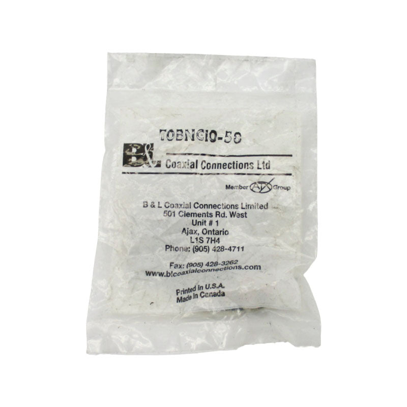 B&L COAXIAL CONNECTIONS T0BNC10-58 NSMP