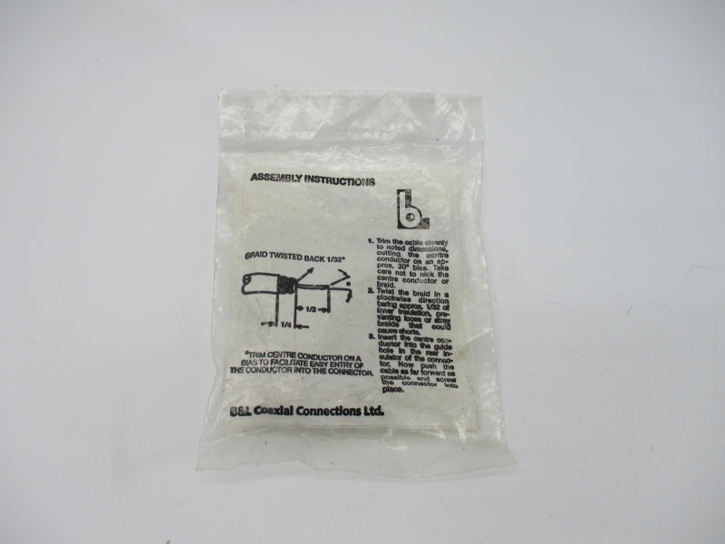 B&L COAXIAL CONNECTIONS T0BNC10-58 NSMP