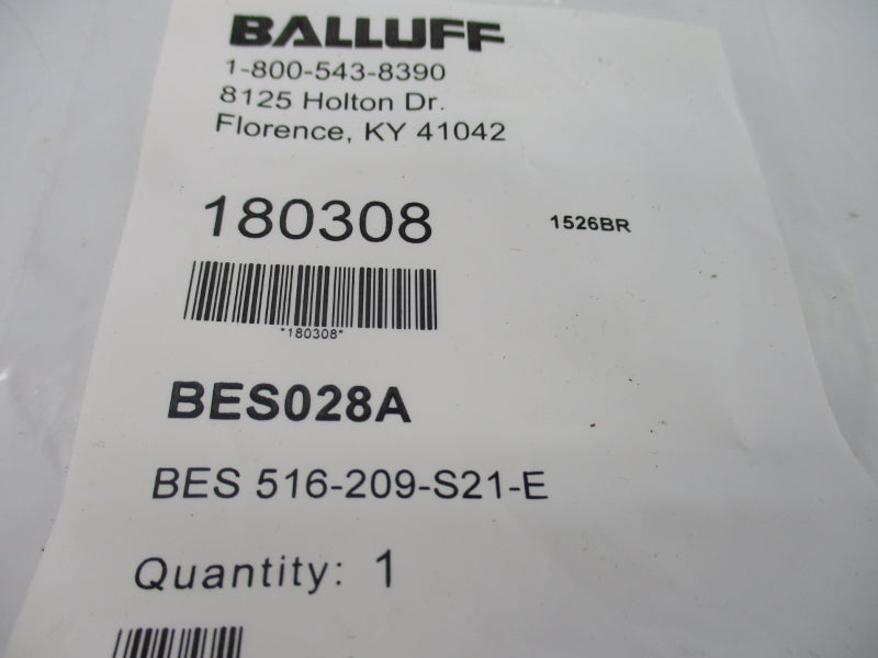 BALLUFF BES516-209-S21-E BES028A 20-250VAC/DC NSMP
