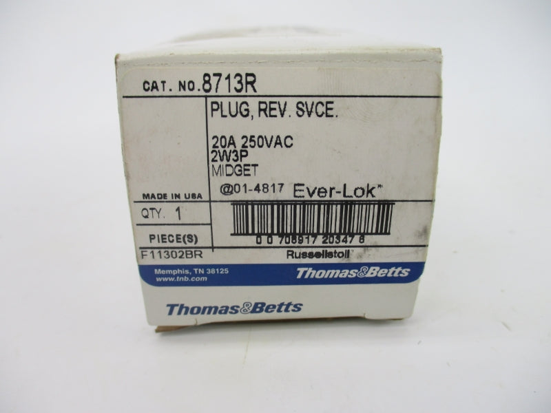 THOMAS&BETTS 8713R 250VAC 20A NSMP