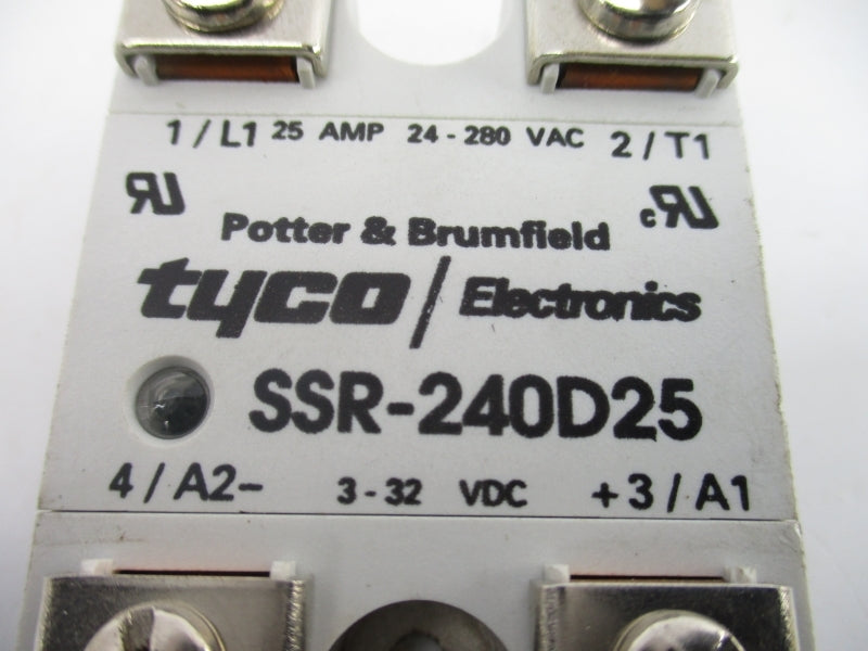 TYCO ELECTRONICS SSR-240D25 3-32VDC 25A UNMP