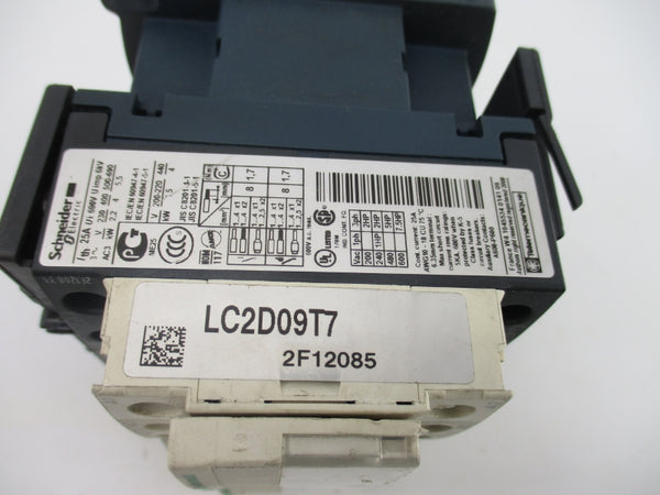 SCHNEIDER ELECTRIC LC2D09T7 480V 25A NSNP