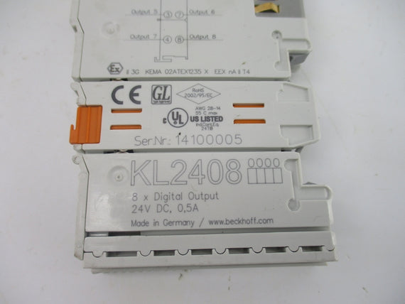 BECKHOFF KL24080000 24VDC 0.5A NSNP