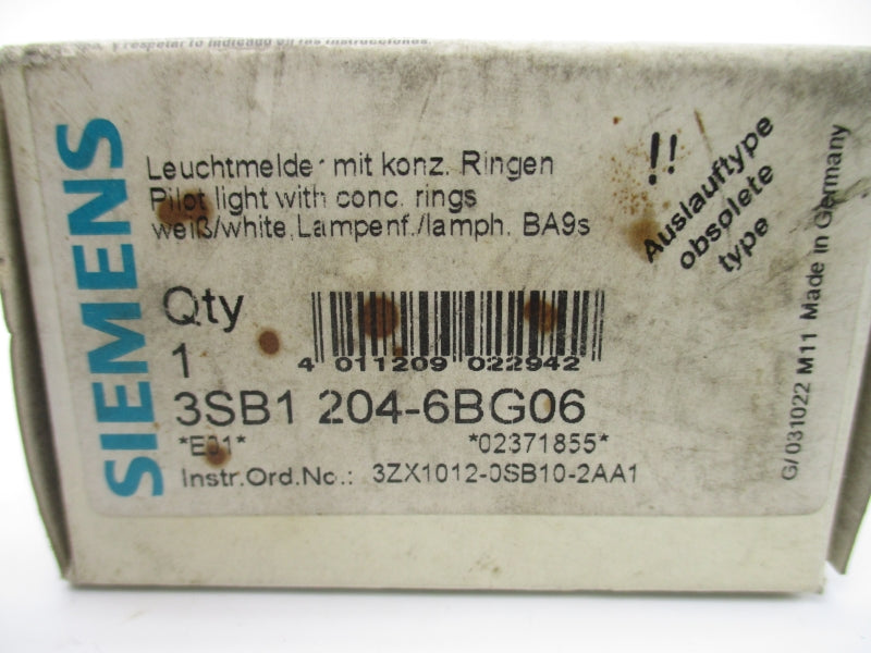 SIEMENS 3SB1204-6BG06 NSMP