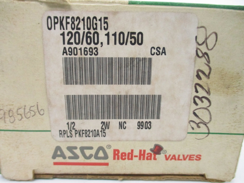 ASCO OPKF8210G15 110/120V 5-150PSI 1/2" NSMP