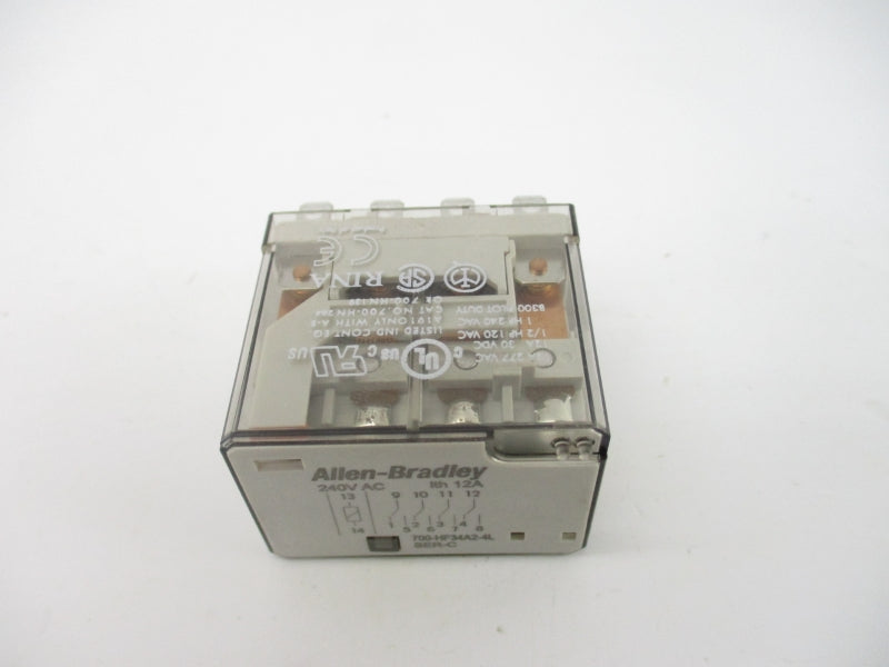 ALLEN BRADLEY 700-HF34A2-4L SER. C 240VAC 12A NSNP