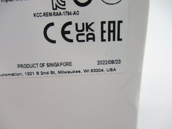 ALLEN BRADLEY 1794-IF4I SER. A F/W 1.3 DATE: 2022 NSFS