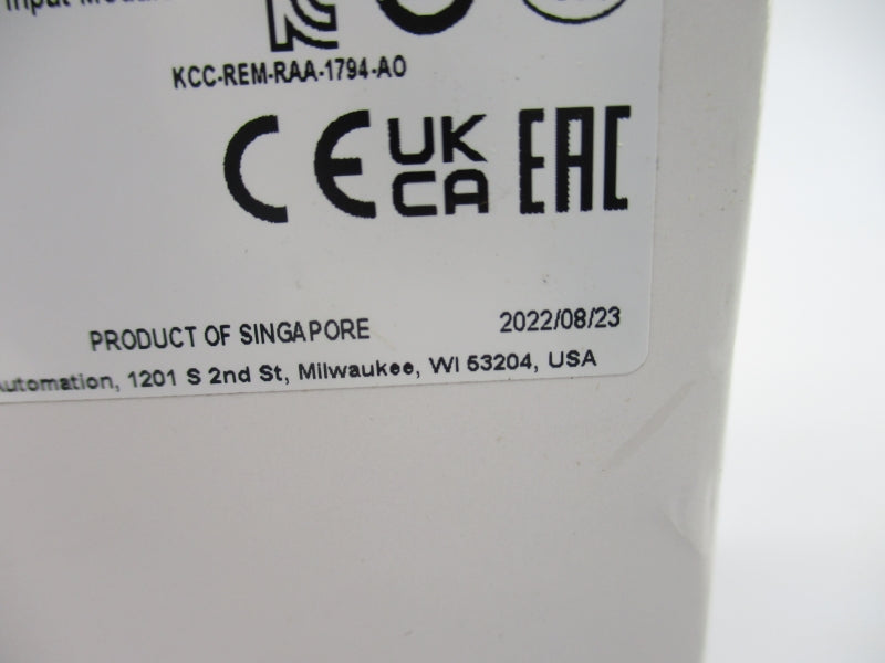 ALLEN BRADLEY 1794-IF4I SER. A F/W 1.3 DATE: 2022 NSFS