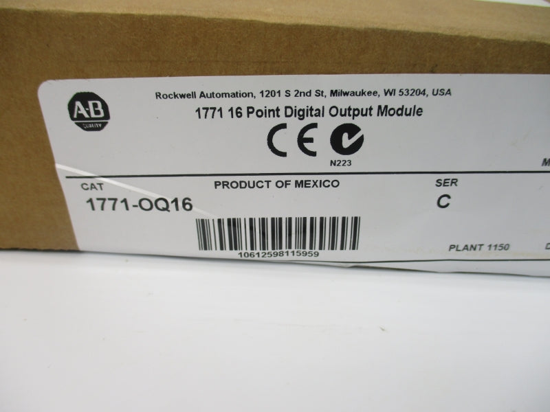 ALLEN BRADLEY 1771-OQ16 SER. C 24VDC 24-32A NSMP