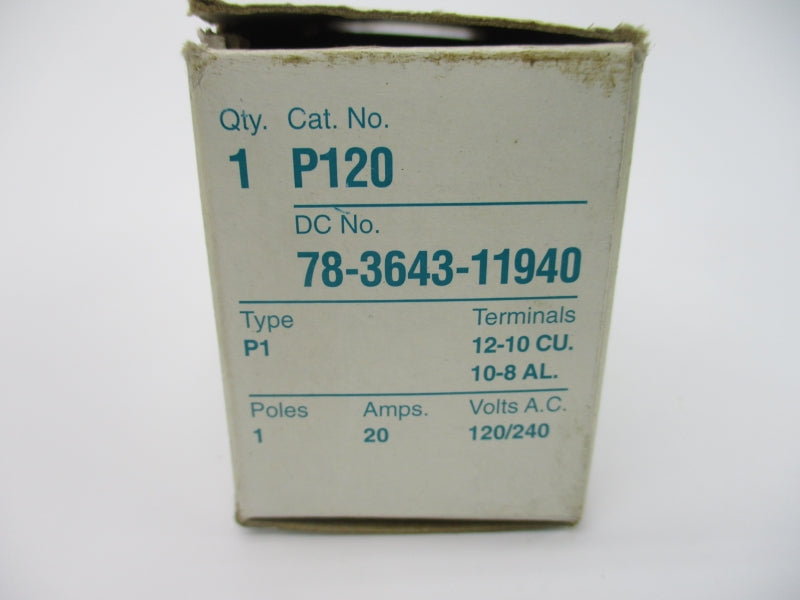 SIEMENS P120 120/240V 20A NSNP