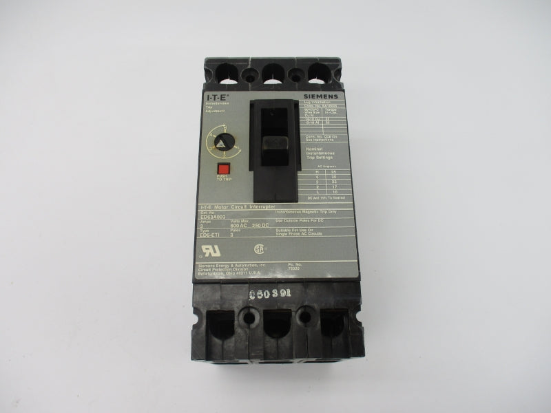 SIEMENS ED63A003 600VAC 3A NSMP