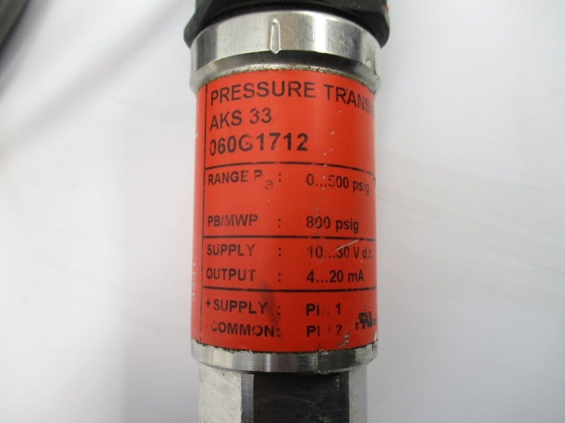 DANFOSS AKS33 060G1712 10-30VDC 0-500PSI UNMP