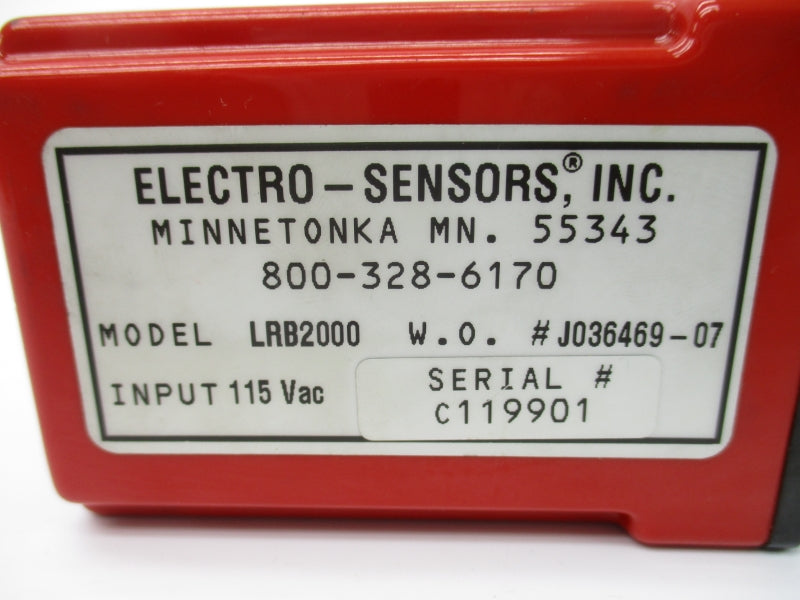 ELECTRO SENSORS LRB-2000 115VAC NSNP