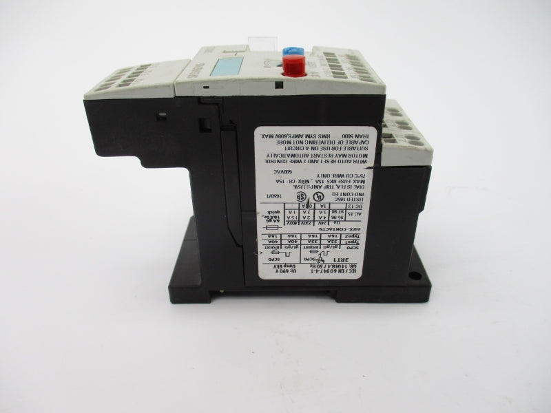SIEMENS 3RU1116-1EC1 600VAC 2.8-4A NSNP
