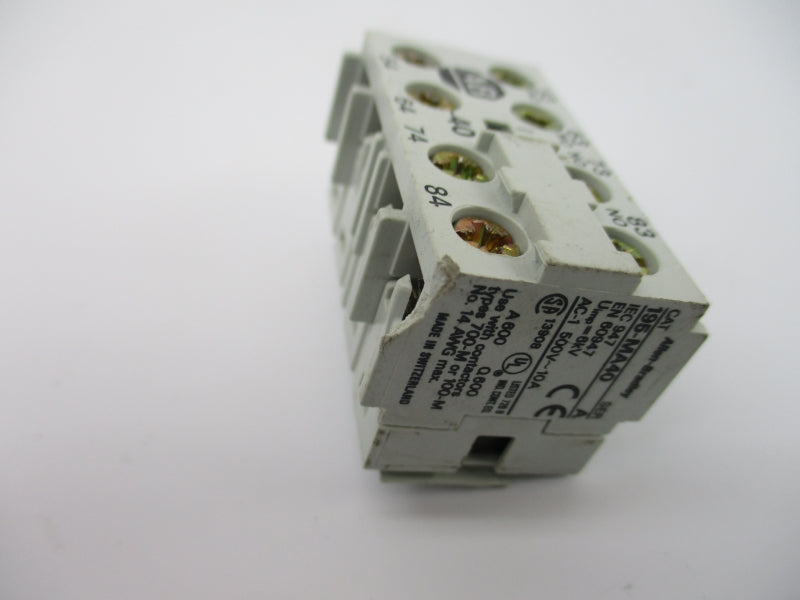 ALLEN BRADLEY 195-MA40 SER. A 500V 10A (AS PICTURED) NSNP