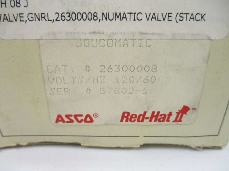 ASCO 26300008 120V NSMP