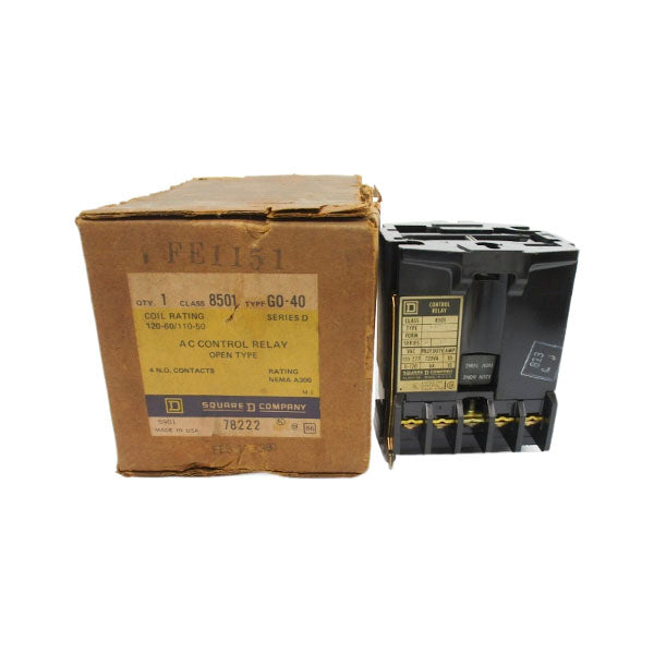 SQUARE D 8501GO-40 SER. C 110/120V 10A NSMP