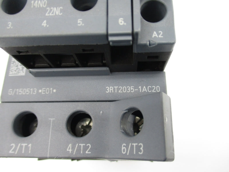 SIEMENS 3RT2035-1AC20 24VDC 55A (AS PICTURED) NSNP