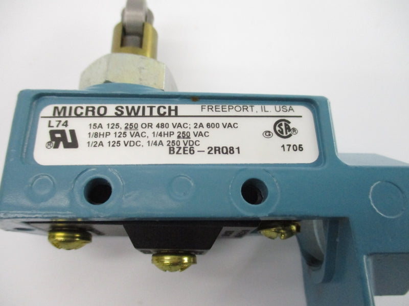 MICRO SWITCH BZE6-2RQ81 600VAC 2A (AS PICTURED) NSNP