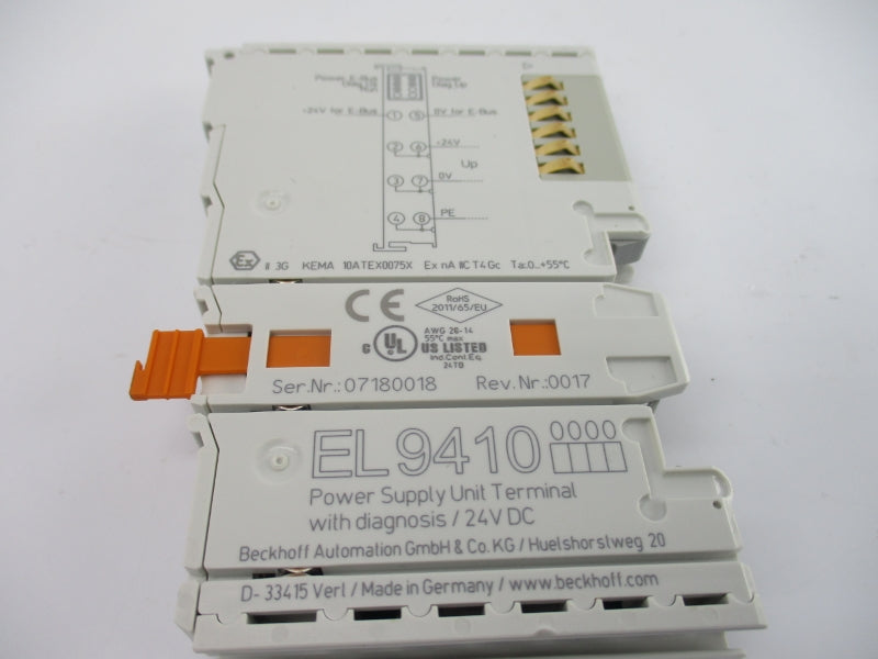 BECKOFF EL94100000 24VDC NSNP