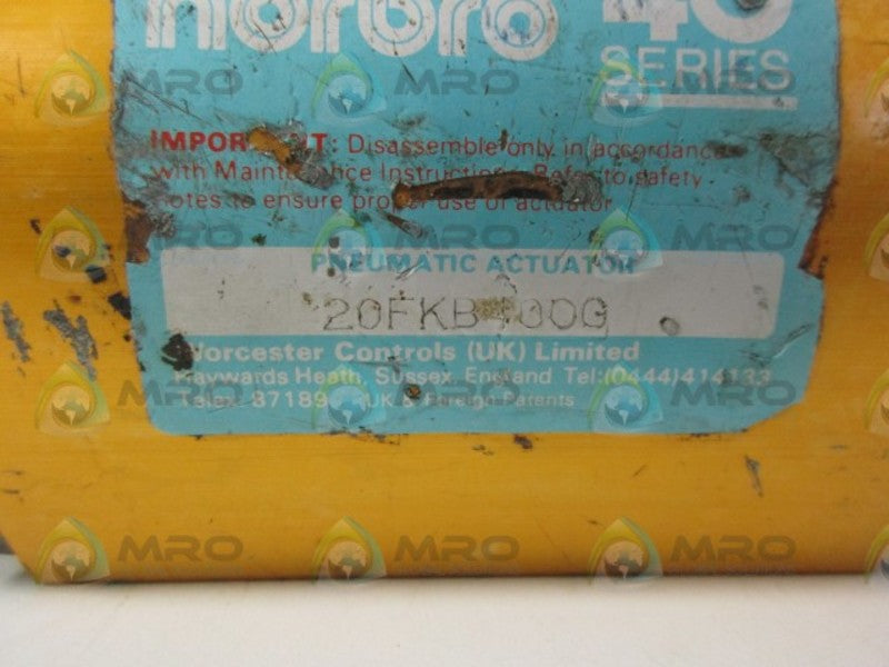 NORBRO 20FKB400G PNEUMATIC ACTUATOR UNMP
