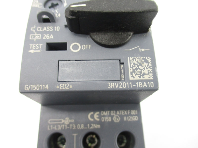 SIEMENS 3RV2011-1BA10 600V 1.4-2A NSNP