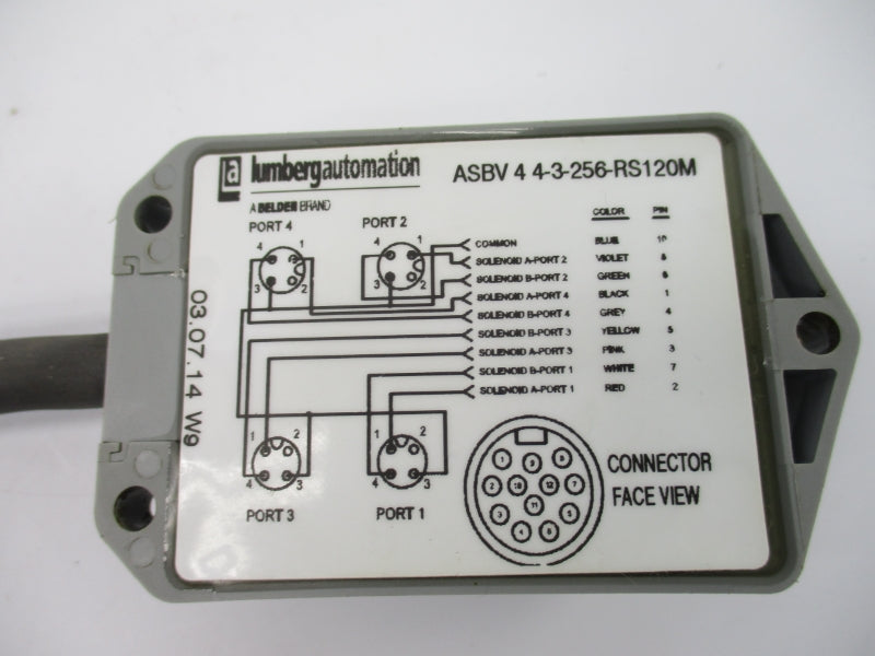 LUMBERG AUTOMATION ASBV44-3-256-RS120M UNMP