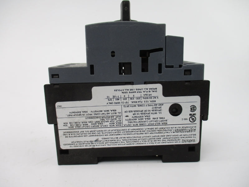 SIEMENS 3RV2011-1KA15 600V 9-12.5A NSNP