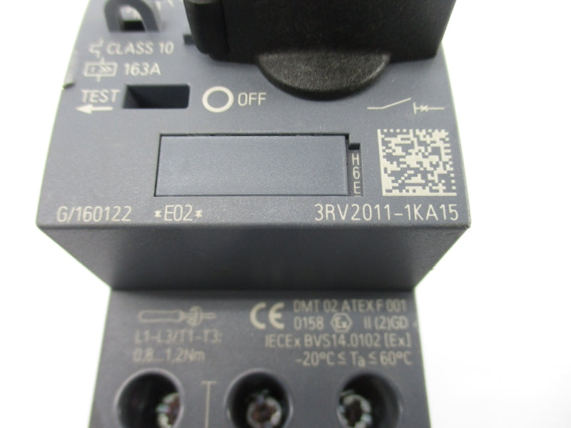 SIEMENS 3RV2011-1KA15 600V 9-12.5A NSNP