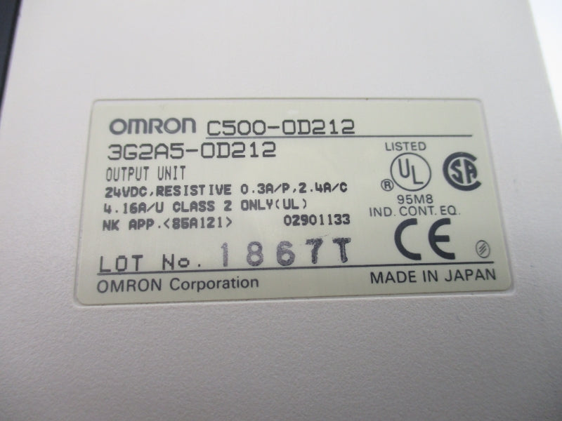 OMRON C500-OD212 24VDC NSNP