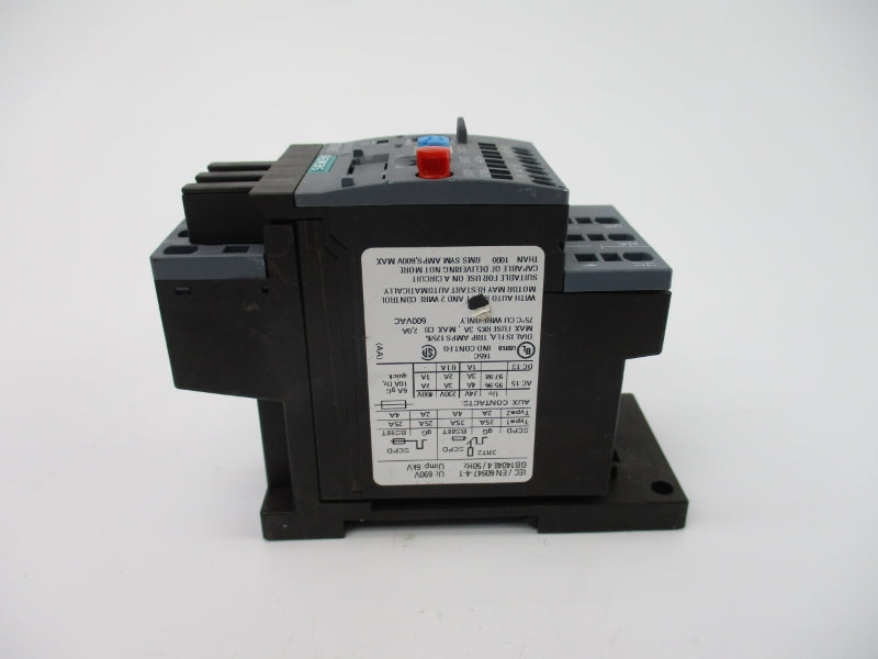 SIEMENS 3RU2116-0GC1 600VAC 0.45-0.63A NSNP