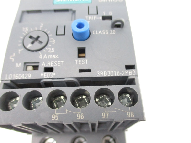 SIEMENS 3RB3016-2PB0 600V 1-4A NSNP