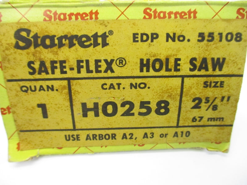 STARRETT H0258 2-5/8" UNMP