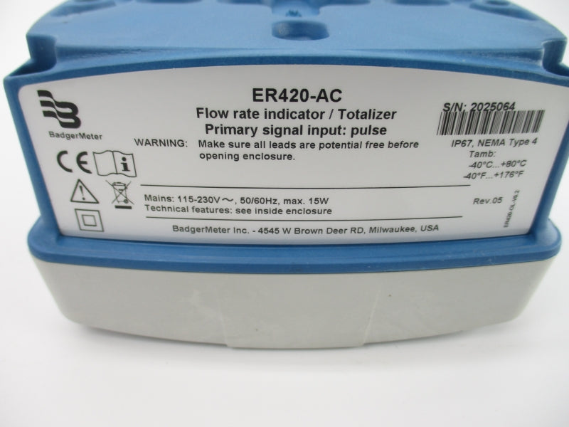 BADGER METER ER420-AC 115-230V NSNP