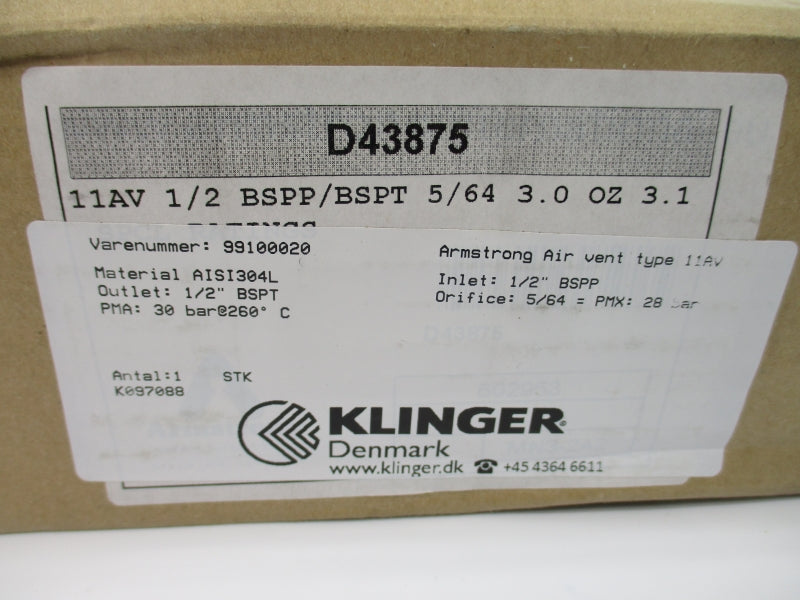 ARMSTRONG D43875 11AV NSMP