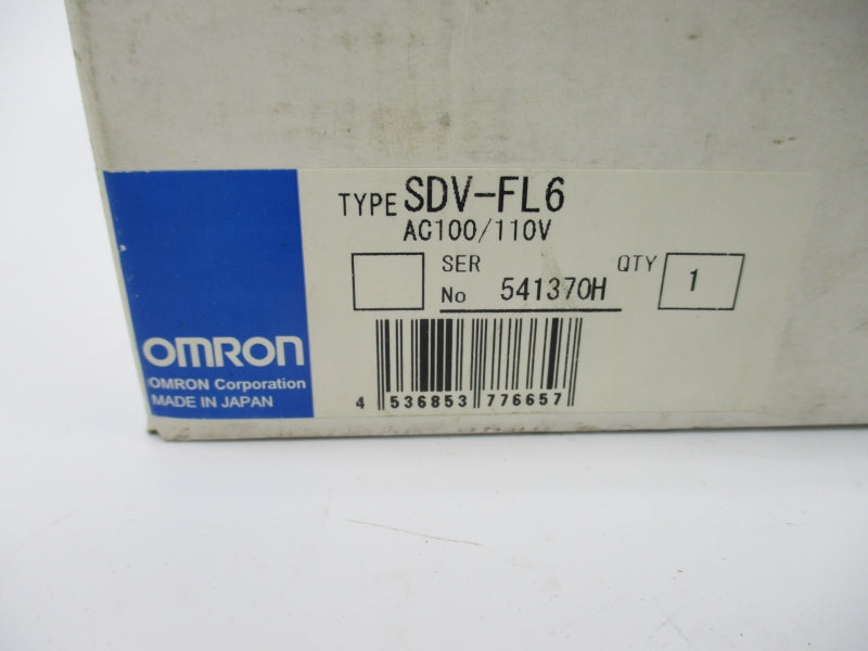 OMRON SDV-FL6 100/110VAC 2A NSMP