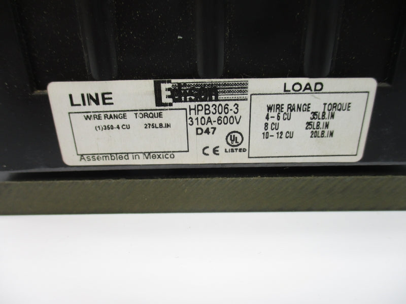 EDISON HPB306-3 600V 310A NSNP