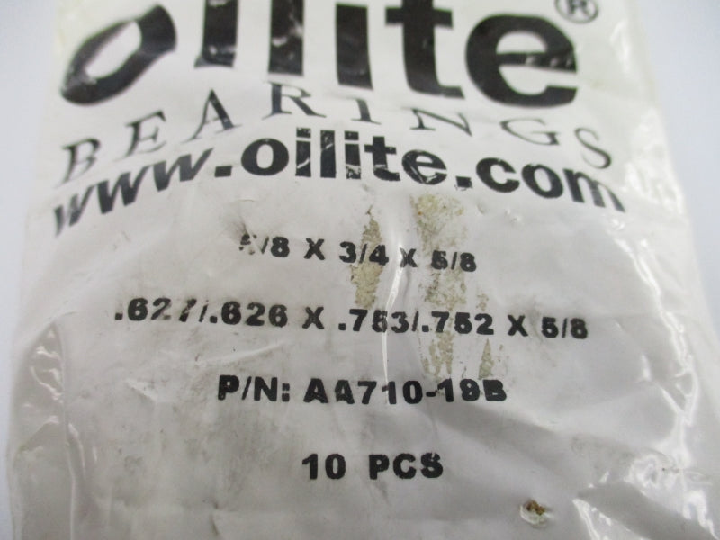 OILITE BEARINGS AA710-19B (PKG OF 10) NSMP