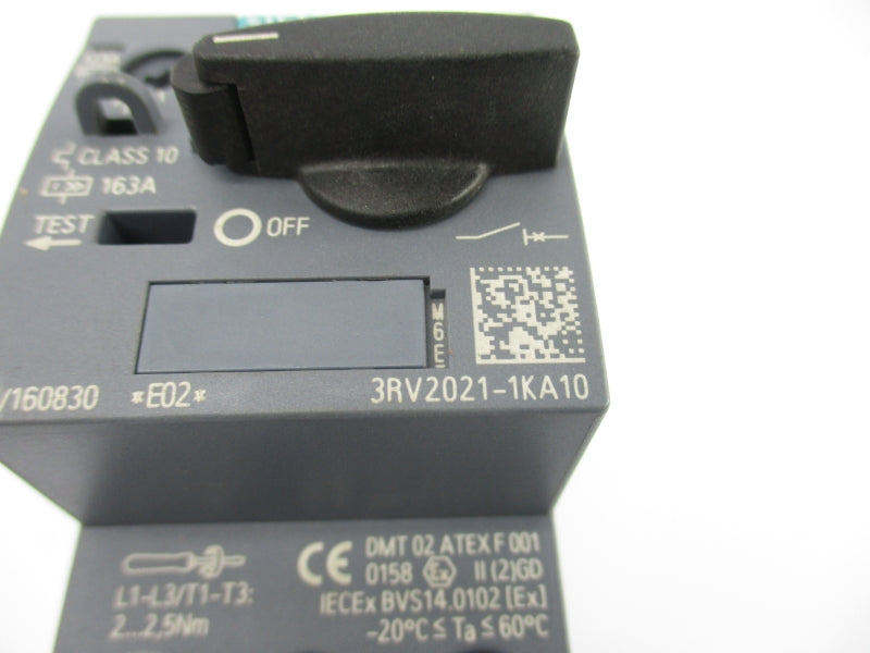 SIEMENS 3RV2021-1KA10 600V 9-12.5A NSNP